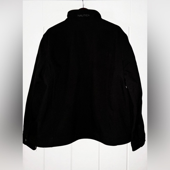 Nautica Softshell High Neck Bonded Fleece Jacket Men XL Outdoor Hiking Trail - Picture 2 of 12